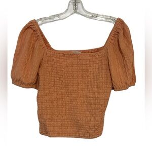 Emory Park Women's Crop Top Sz L Short Sleeve (694)
